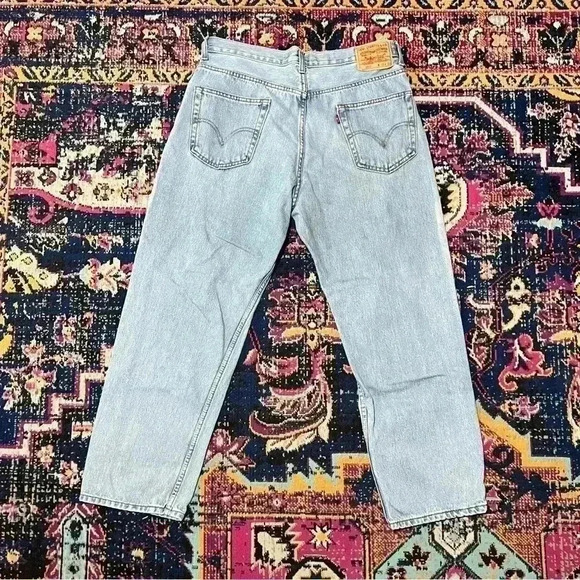 Levi's 550 Jeans 36x30 Blue Pants Relaxed Loose Baggy Faded Denim Tag 36x30 - Picture 2 of 2